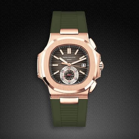 patek philippe nautilus bracelet caoutchouc